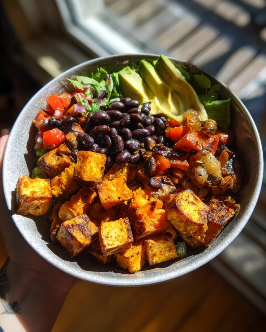 Vegan Sweet Potato Burrito Bowl | Gluten-Free, Meal-Prep Gold