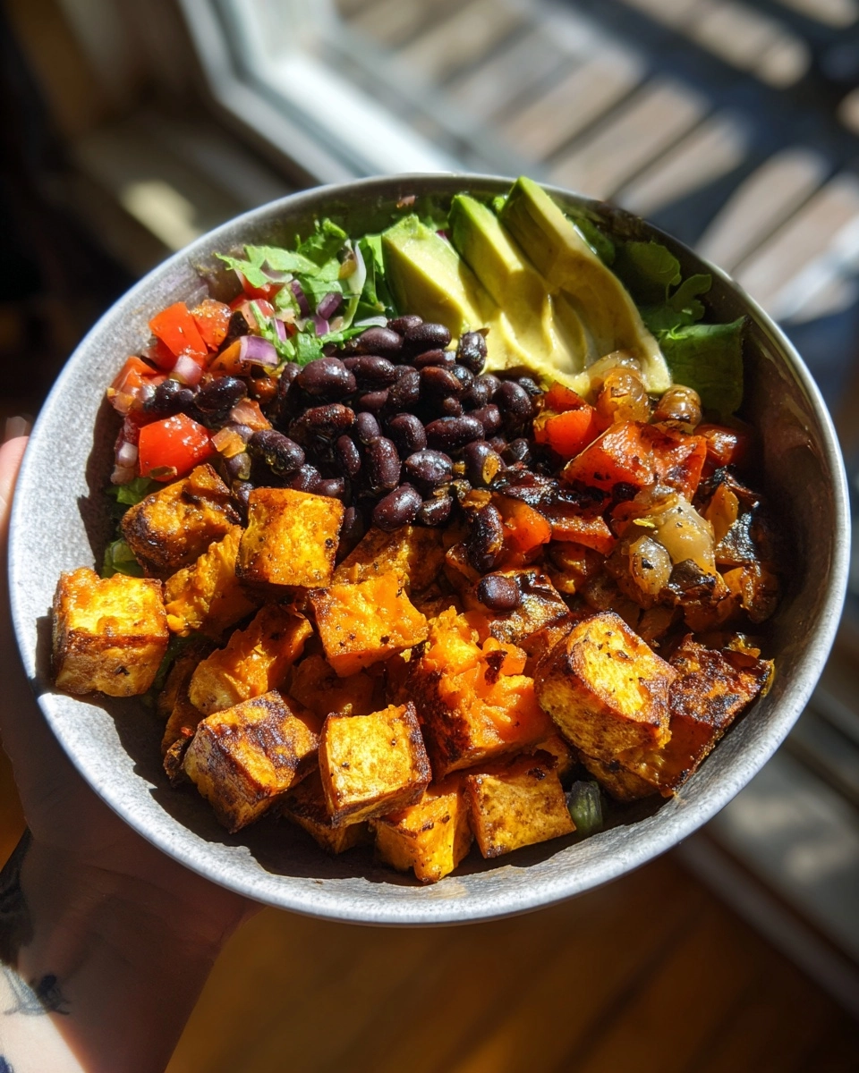 Vegan Sweet Potato Burrito Bowl | Gluten-Free, Meal-Prep Gold
