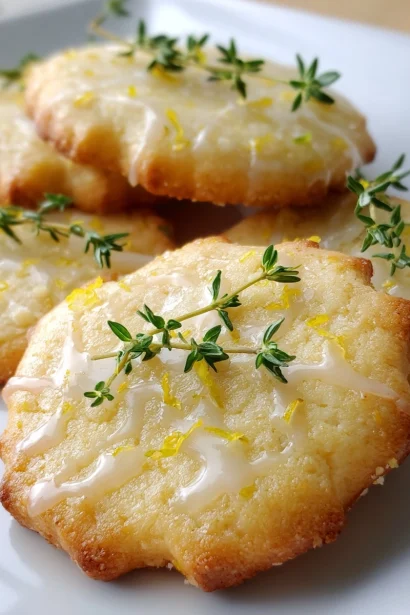 Zesty & Sweet: Grapefruit and Thyme Shortbread Delight