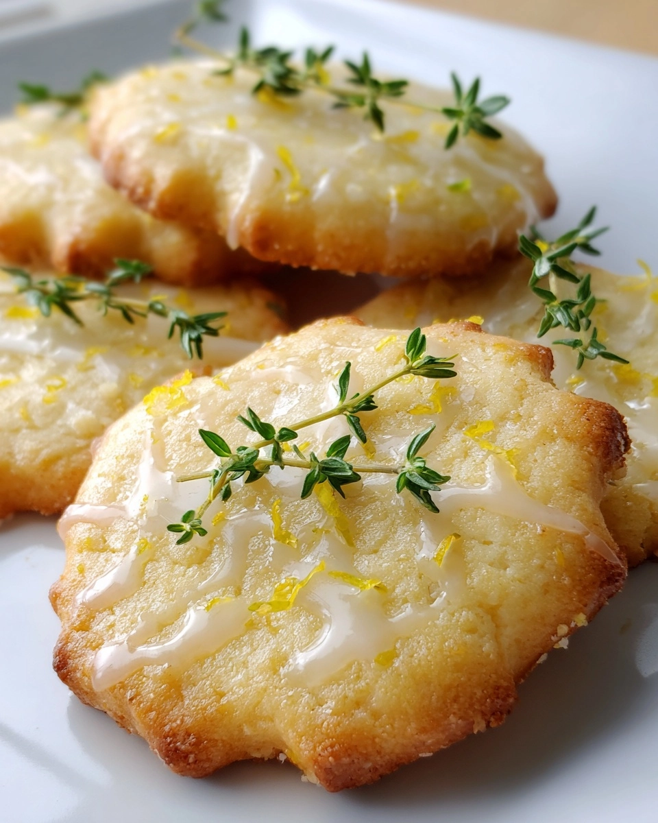 Zesty & Sweet: Grapefruit and Thyme Shortbread Delight