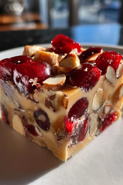 Almond Cherry Fudge