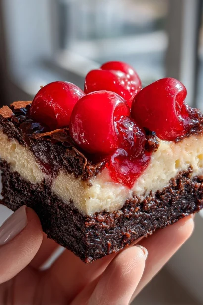 Cherry Cheesecake Brownies