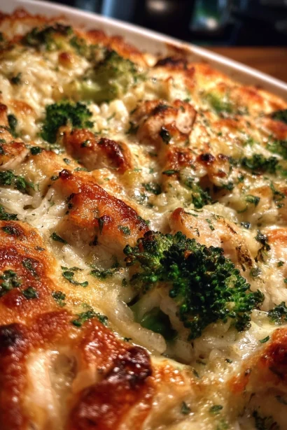 Chicken Broccoli Rice Casserole (easy weeknight)