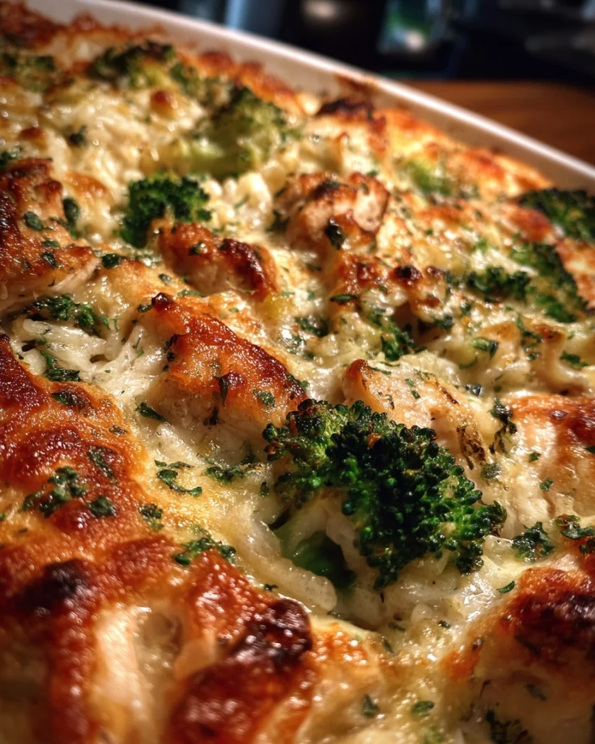 Chicken Broccoli Rice Casserole (easy weeknight)