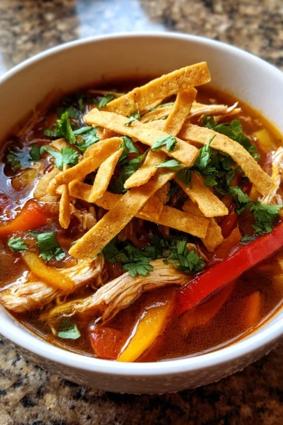 Chicken Tortilla Soup (easy)