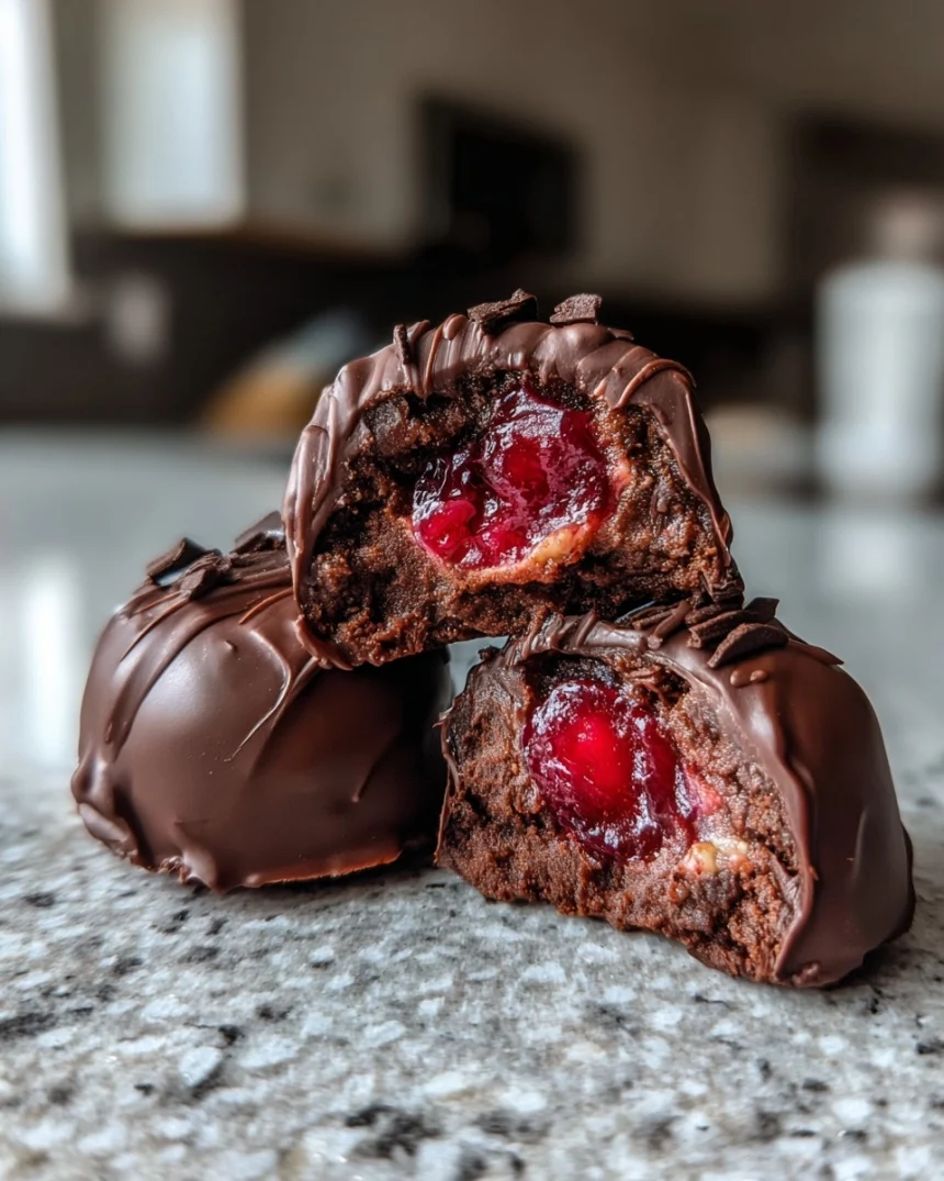 Chocolate Cherry Fat Bombs