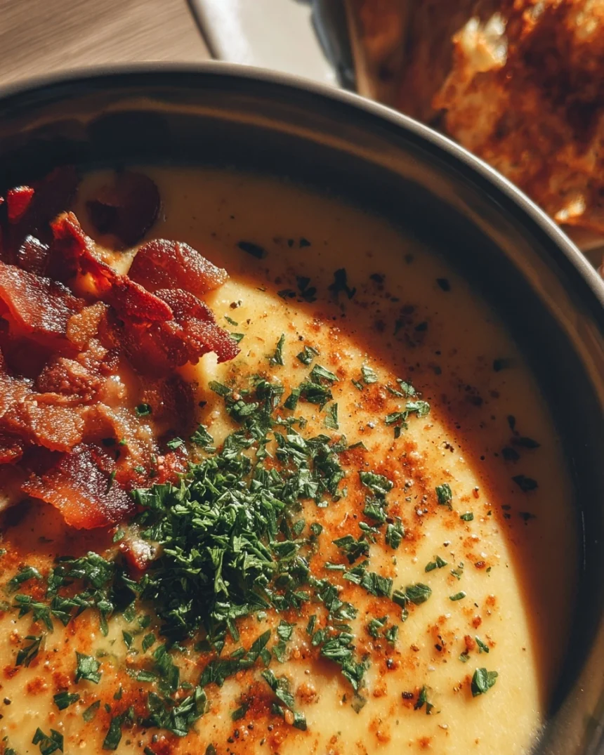 Creamy Potato Soup (bacon optional)