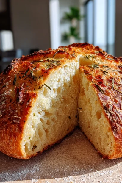 Crusty Rosemary Parmesan Bread