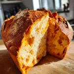 Easy Pumpkin No-Knead Bread
