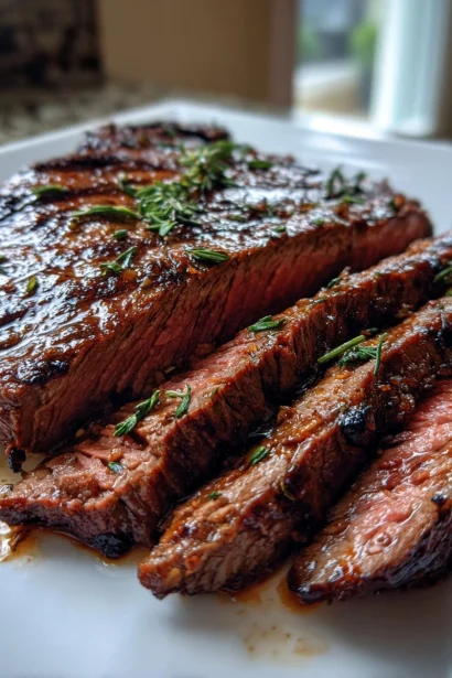Flank Steak Marinade + Grilling Time