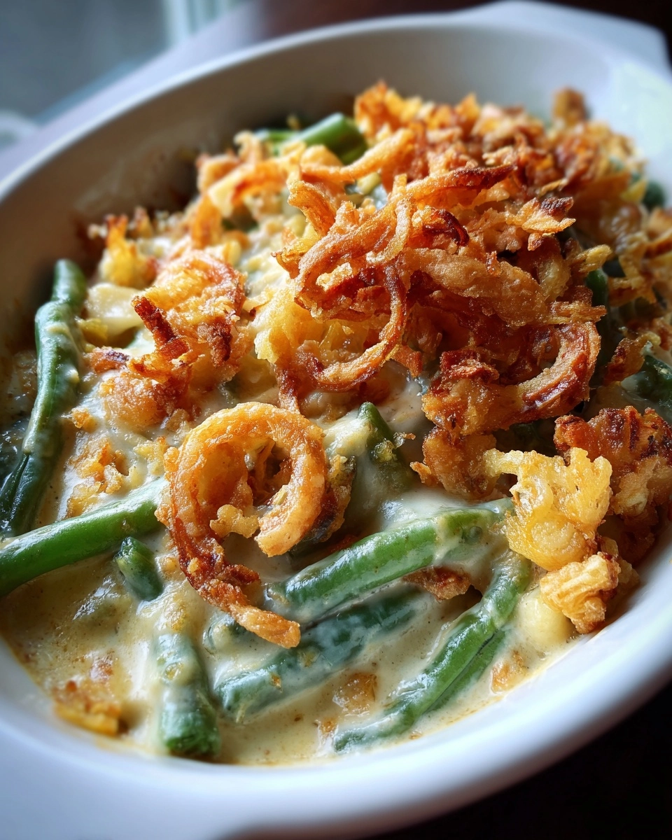Green Bean Casserole (holiday + easy)