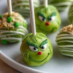 Grinch Cakepops