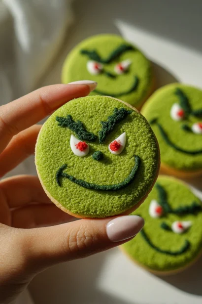 Grinch Oreo Cookies