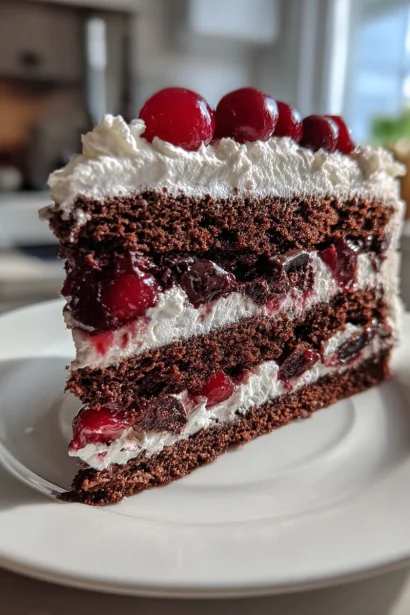 Mile-High Black Forest Cake