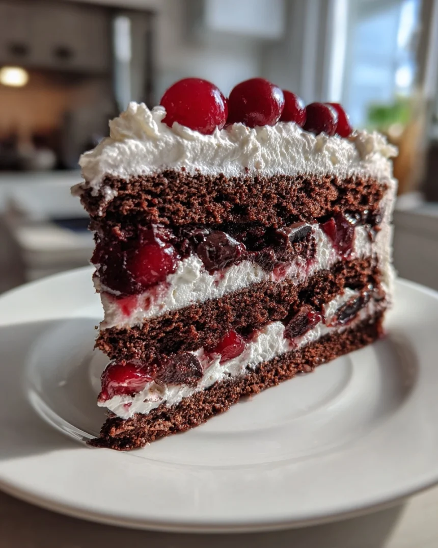 Mile-High Black Forest Cake