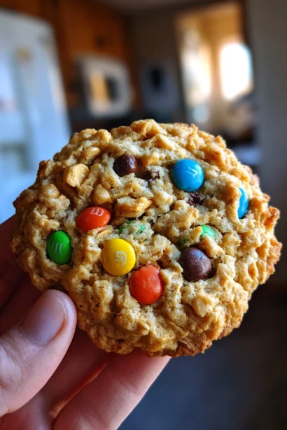 Monster Cookies (oats + PB + M&Ms)