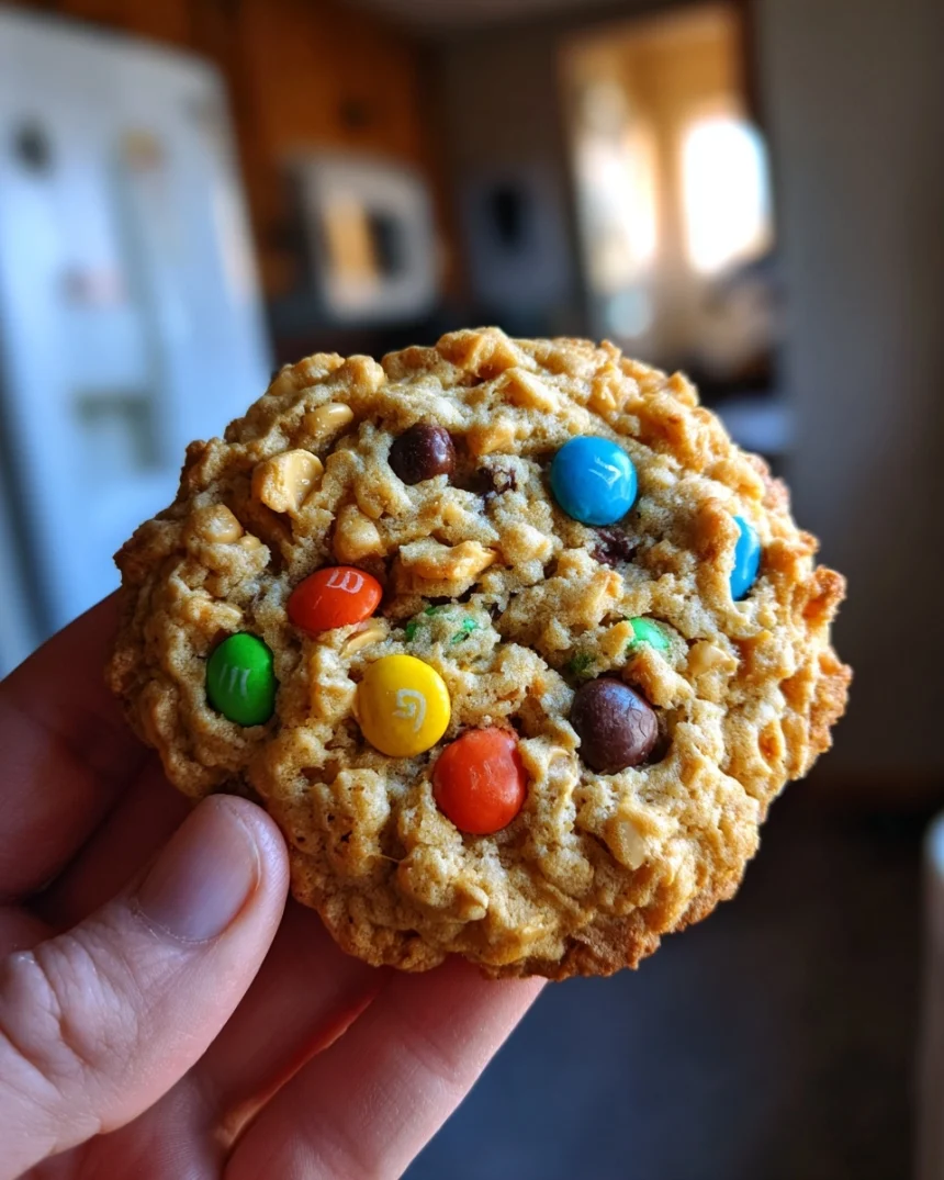 Monster Cookies (oats + PB + M&Ms)