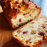 No-Knead Cranberry Nut Bread