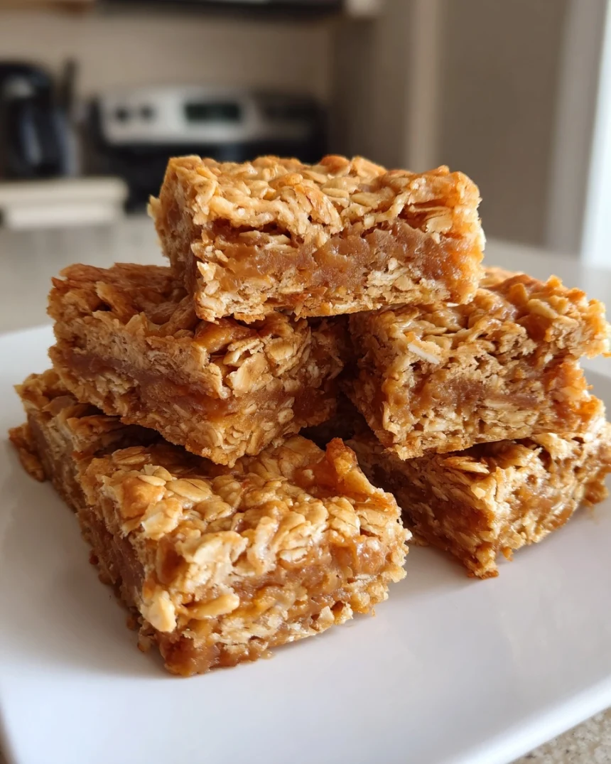 Oatmeal Cookie Bars (same dough, pan-baked)