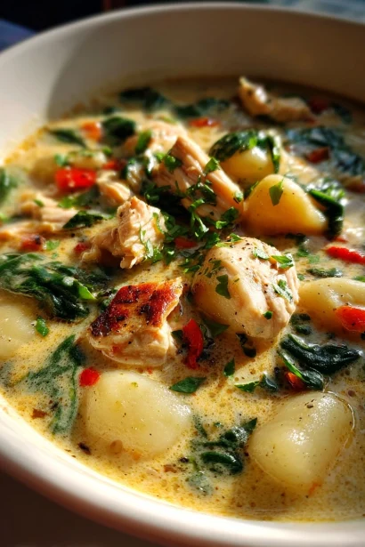 Olive Garden Chicken Gnocchi Soup (copycat)