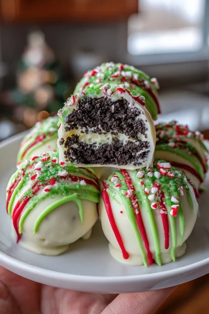 Oreo Grinch Balls