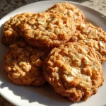 Peanut Butter Oatmeal Cookies (no chill)