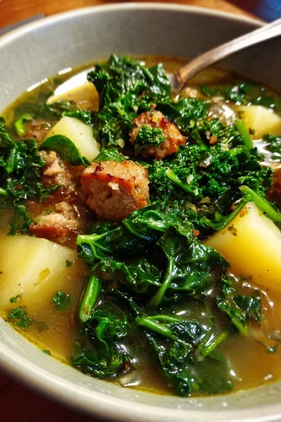 Sausage Kale Potato Soup (non-brand version)
