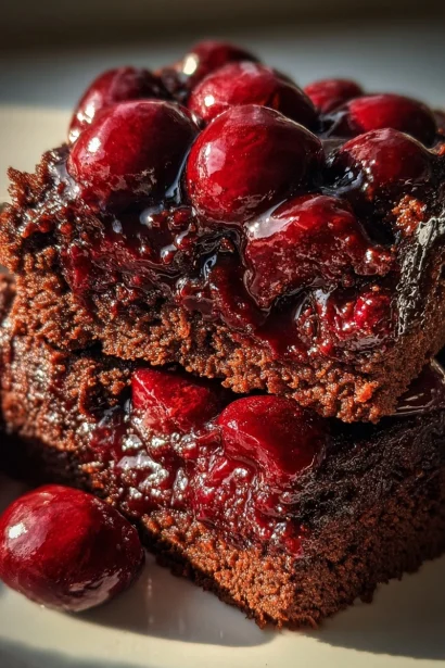 Slow Cooker Chocolate Cherry Dump Cake