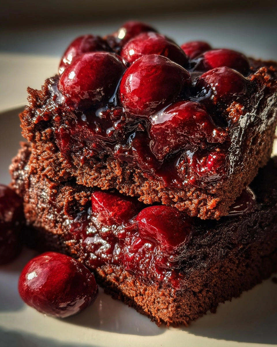 Slow Cooker Chocolate Cherry Dump Cake