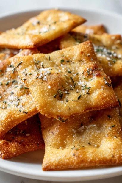 Sourdough Discard Crackers (snack)