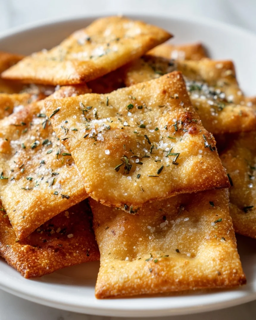 Sourdough Discard Crackers (snack)