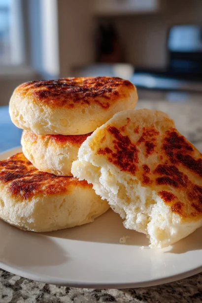 Sourdough Discard English Muffins