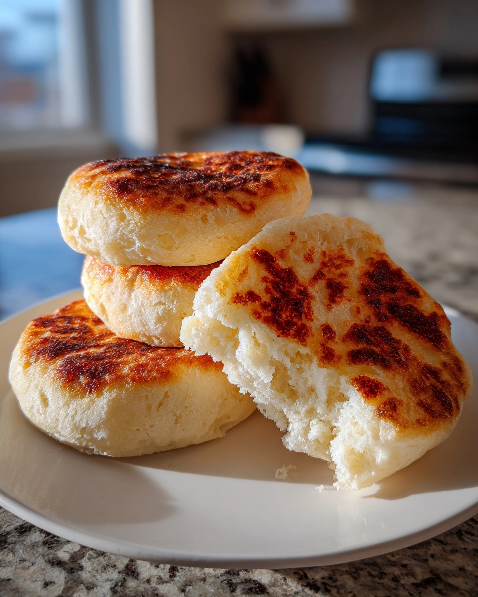 Sourdough Discard English Muffins