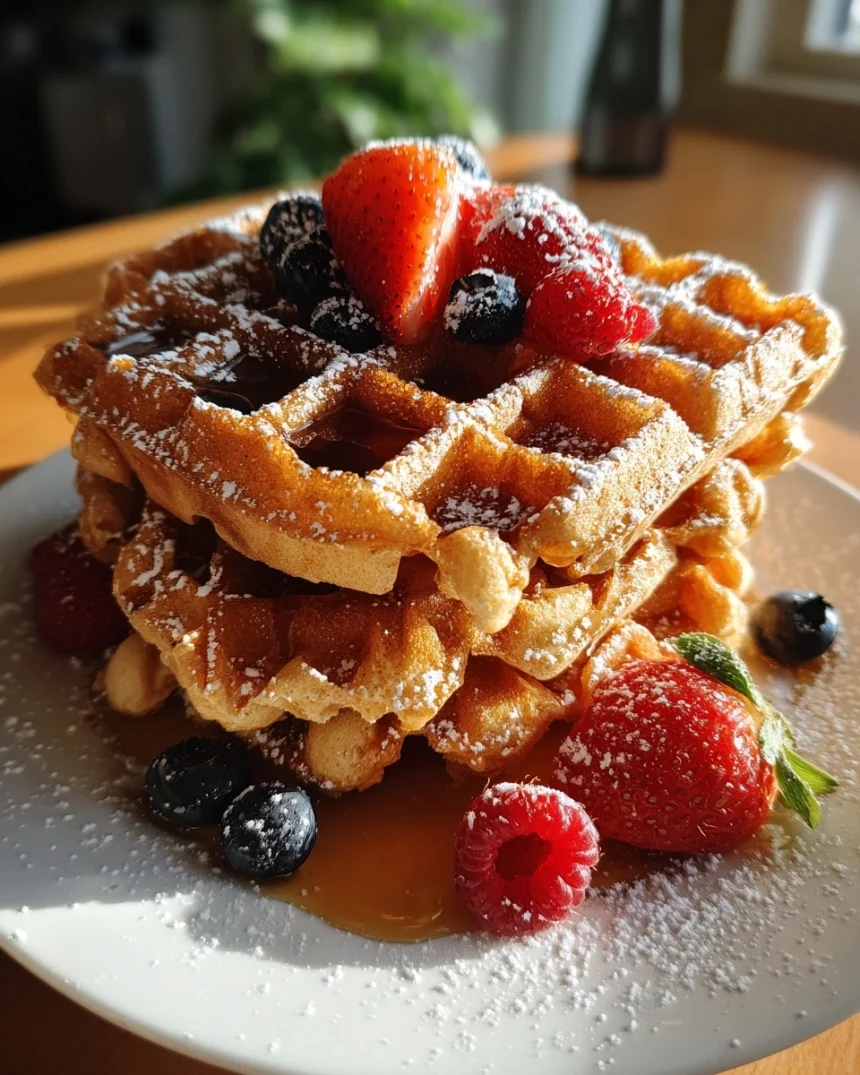 Sourdough Discard Waffles