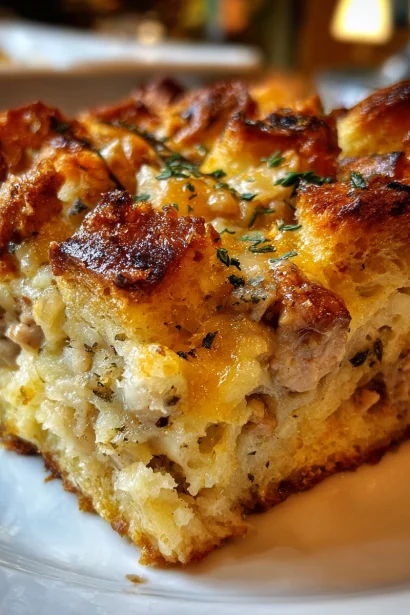 Stuffing Casserole (leftover turkey/chicken)