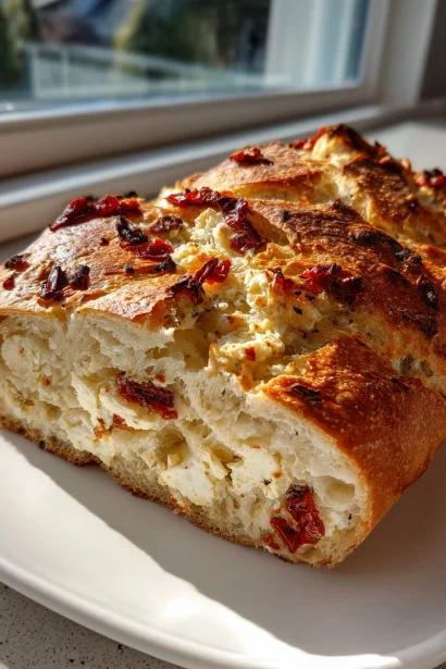 Sundried Tomato Feta Rustic Bread