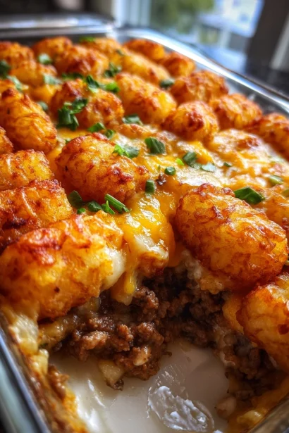 Tater Tot Casserole (ground beef)