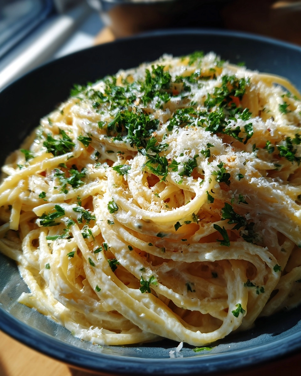 Creamy Healthy Pasta with Garlic Recipe (25 Min) – High Protein