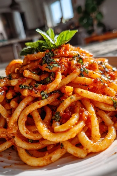 Creamy Tomato Garlic Pasta Recipe (20 Min) – 6 Ingredients