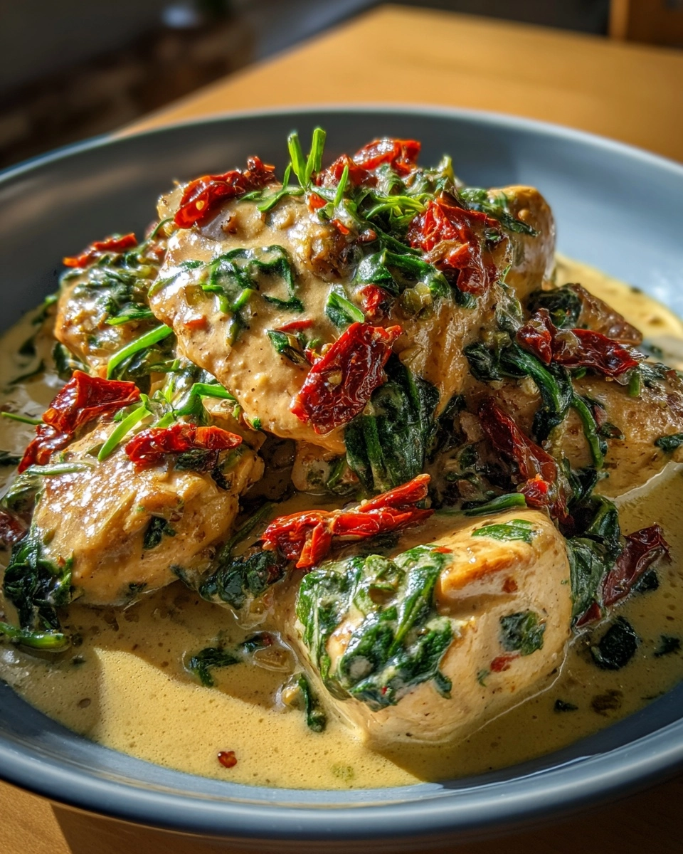 Creamy Tuscan Chicken Crockpot Recipe (4 Hr) – Set & Forget