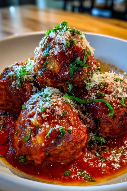 Delicious Italian Meatballs with Marinara Recipe (40 Min) – Pasta Night