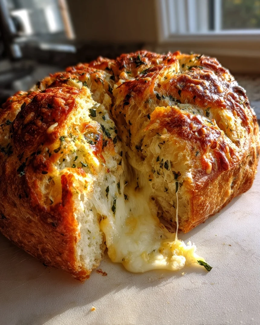 Homemade Italian Herbs & Cheese Bread Recipe (90 Min) – 7 Ingredients