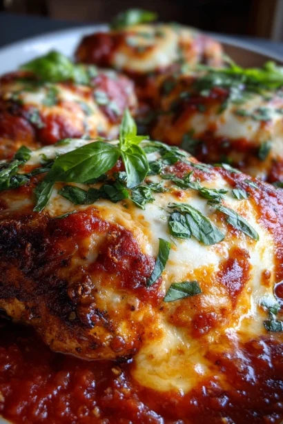 Italian Baked Chicken with Marinara & Mozzarella Recipe (30 Min) – Family Dinner