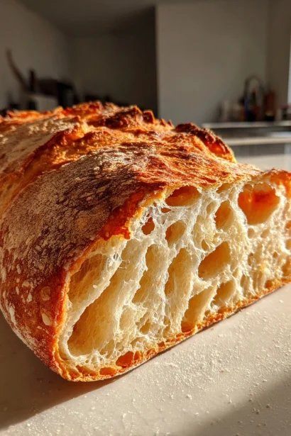 Italian Ciabatta Bread Recipe (2 Hr) – 5 Ingredients