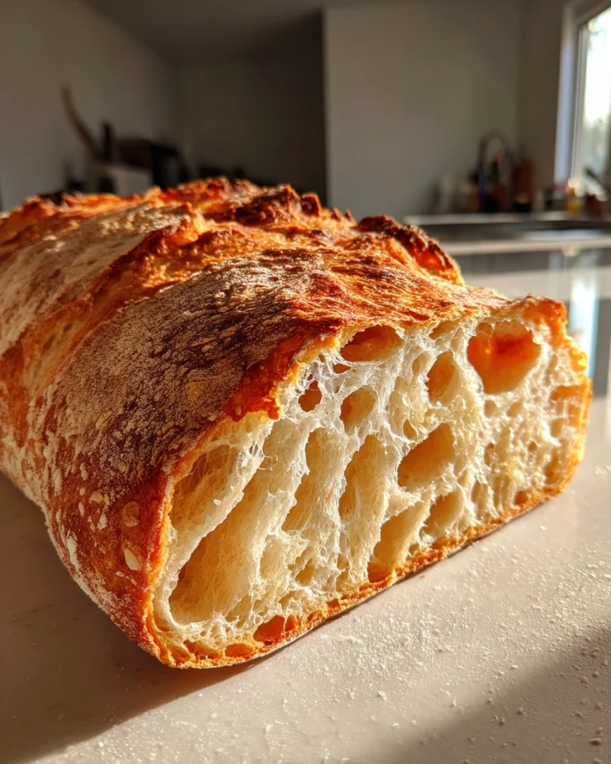Italian Ciabatta Bread Recipe (2 Hr) – 5 Ingredients