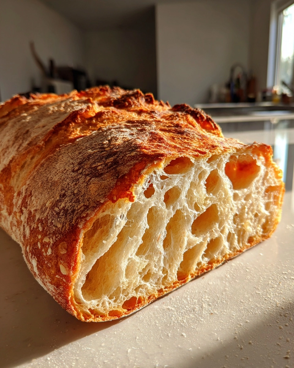 Italian Ciabatta Bread Recipe (2 Hr) – 5 Ingredients