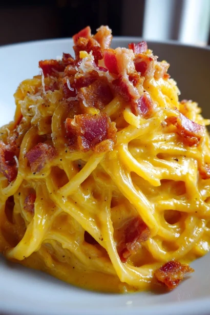 Italian Pasta Carbonara Recipe (25 Min) – Creamy & Classic