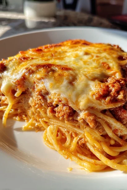 Italian Style Spaghetti Bake Recipe (45 Min) – Cheesy Oven Dinner