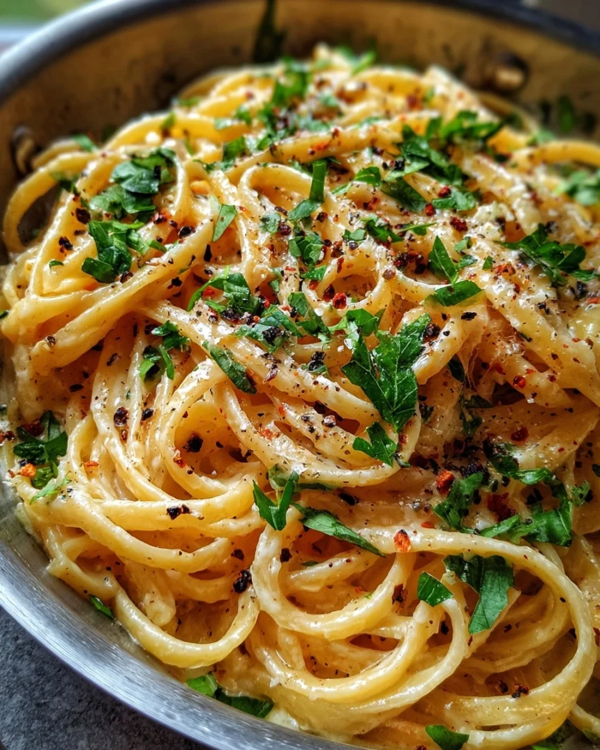 One Pot Creamy Garlic Pasta Recipe (20 Min) – Cozy & Fast