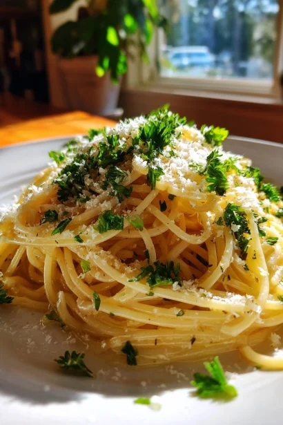 Quick Garlic Pasta Recipe (20 Min) – 5 Ingredients
